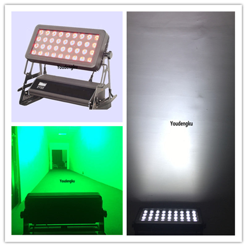4pcs waterproof RGBWA 5in1 wall washer city color led Ip65 36x15w light up building wash led city color light
