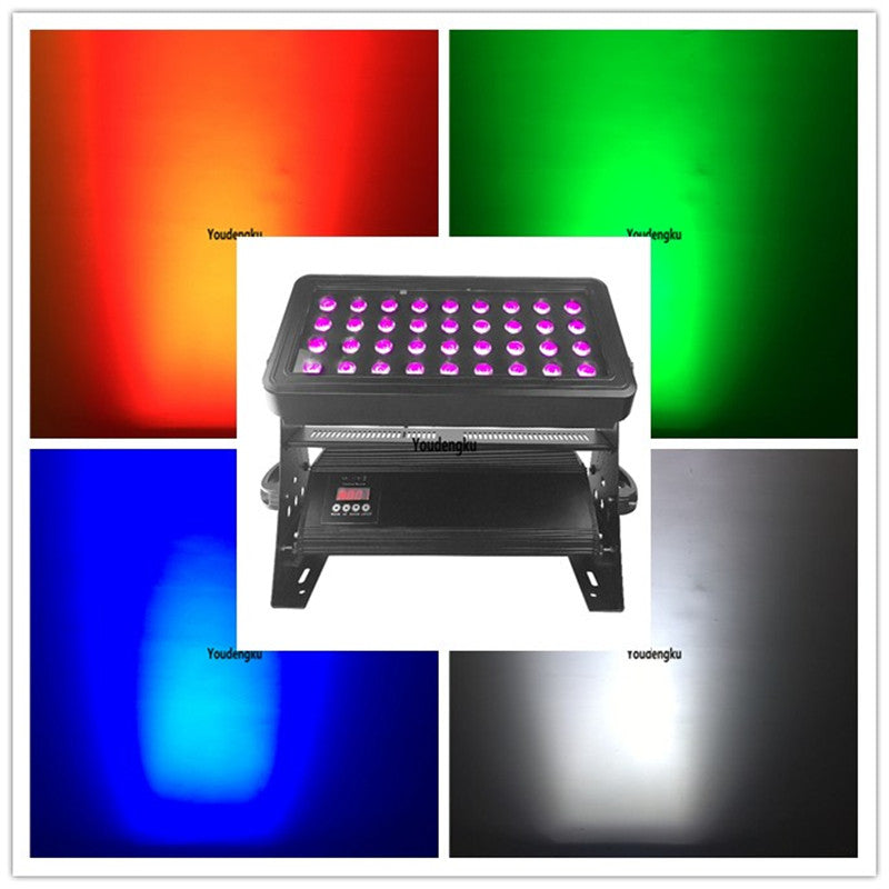36x18w 6in1 rgbwauv wall wash waterproof DMX Led City Color Light RGBWA+UV Led Wall Washer Outdoor Light