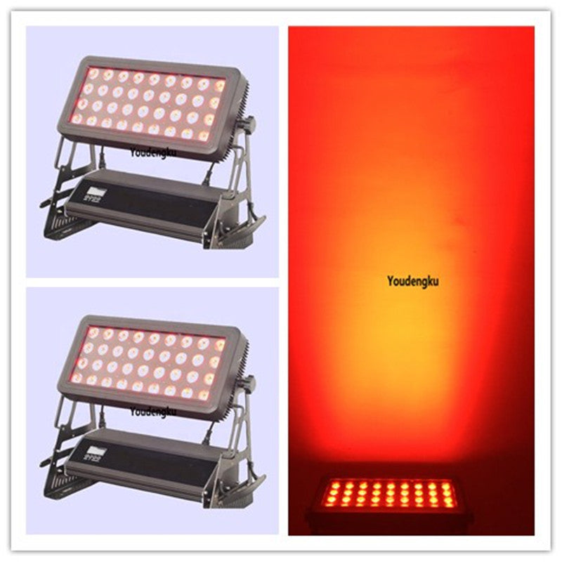 2 pieces 36*18w rgbwa uv LED City Color Wash Light 6 in 1 DMX IP65 Waterproof Wall Washer led light