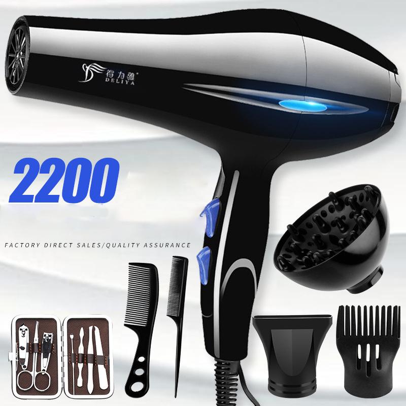 Electric Hair Brushes Dryers 220V High-power Dryer Professional Household Blow Hairdryer And Cold Wind EU Plug Styling Tools For Home