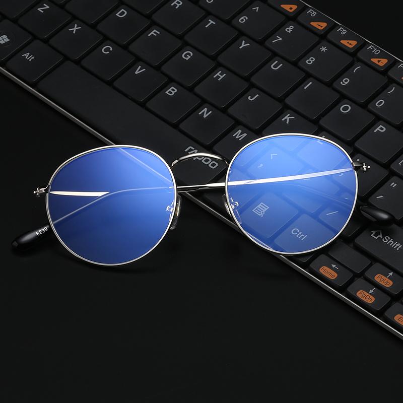 Anti Blue Ray Computer Glasses Men Women Metal Frame Retro Designer Blocking Gaming Fashion Sunglasses Frames