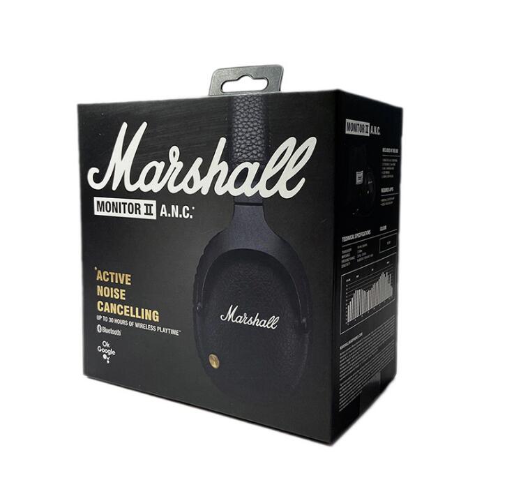 Marshall MONITOR II ANC Headphone Over-Ear Headphones Noise reduction Bluetooth Headset with Microphone HIFI Headsets