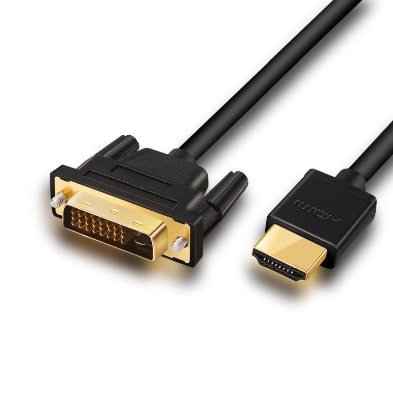 To DVI-D Video Cable Adapter - DVI 1080p For High Resolution LCD And LED Monitors Cables & Connectors