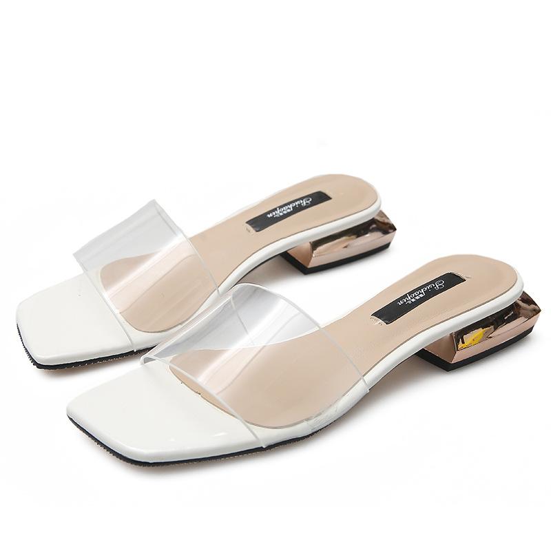 Slippers Women Summer Cut Out Ladies Sandals Good Quality Flat Shoe Candy Color Outdoor Holiday Slides