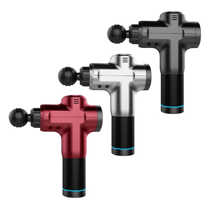 Electric Massagers 6 Speed Deep Muscle Tissue Percussion Body Massager Sports Drill Massage Tool For Women Men BX0F