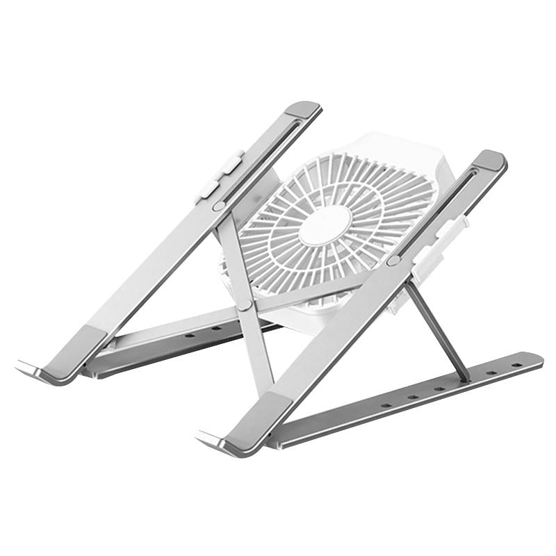 Laptop Cooling Pads Heatsink Fan With Desk Holder Lightweight Stand Portable Foldable Riser Aluminum Alloy