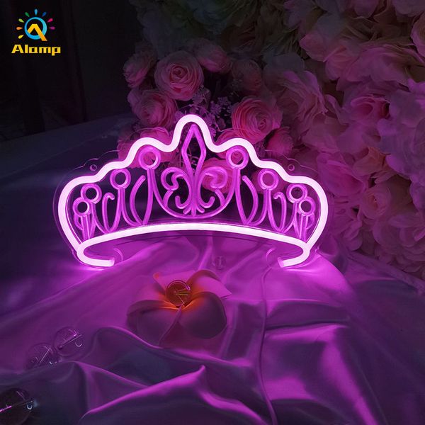Custom 3D Neon Sign Butterfly Crown Mushroom Light Neons Tube Decoration Lights for Party Girl&#039;s Gift Wedding Birthday Decor