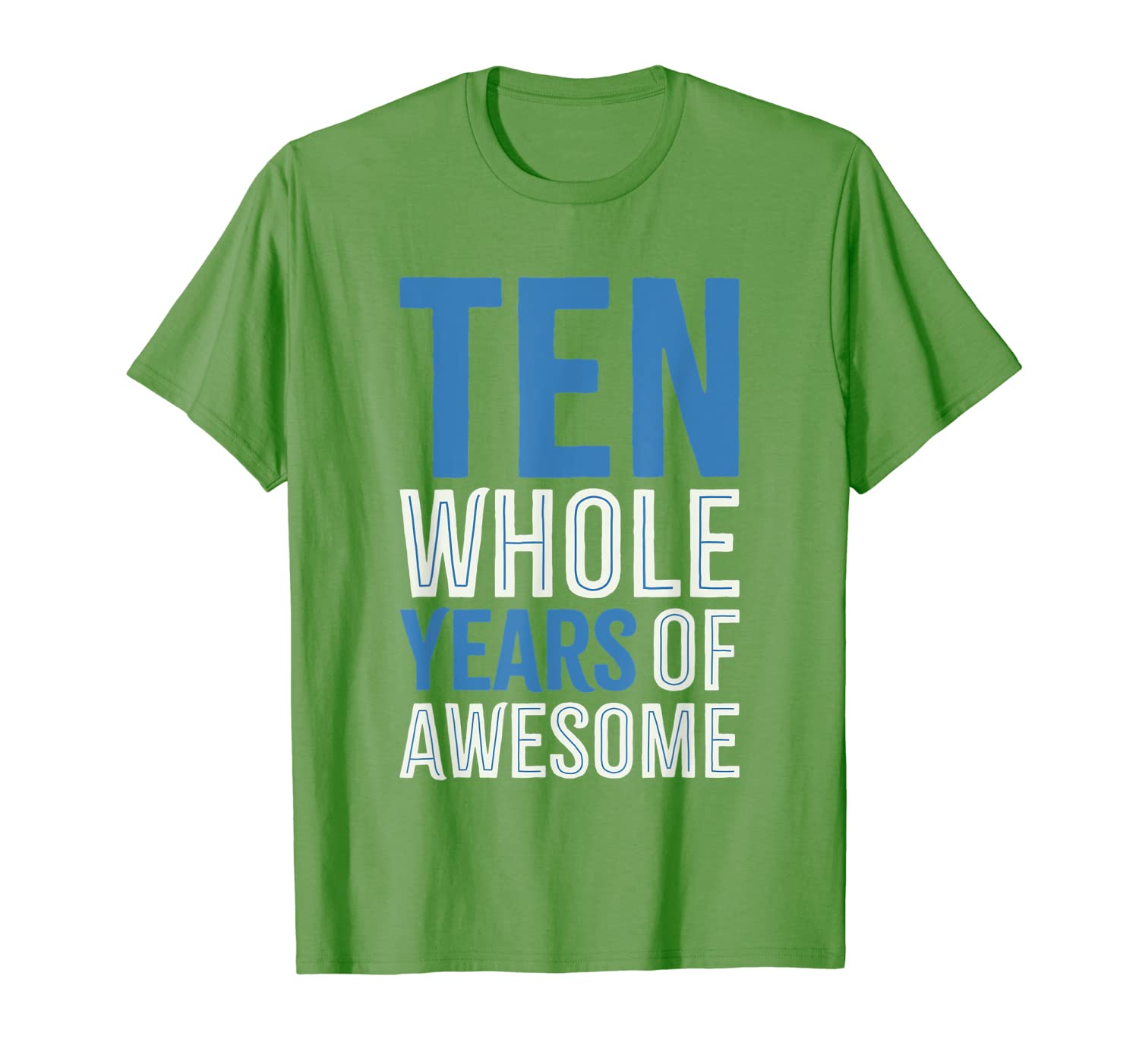10th Birthday Shirt Gift Boy Age 10 Ten Year Old Boys Son