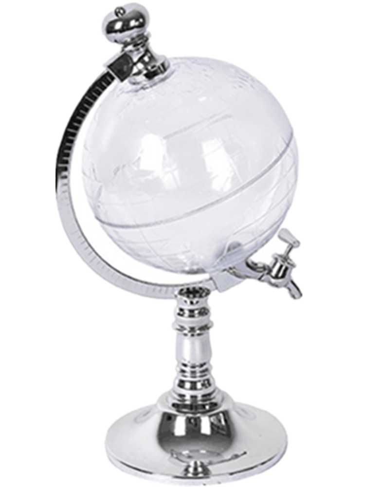 Drinking Straws Special Unique Design 1000cc Globe Shaped Beverage Liquor Dispenser Drink Wine Beer Pump Decanter Tap Home Night Club Tool