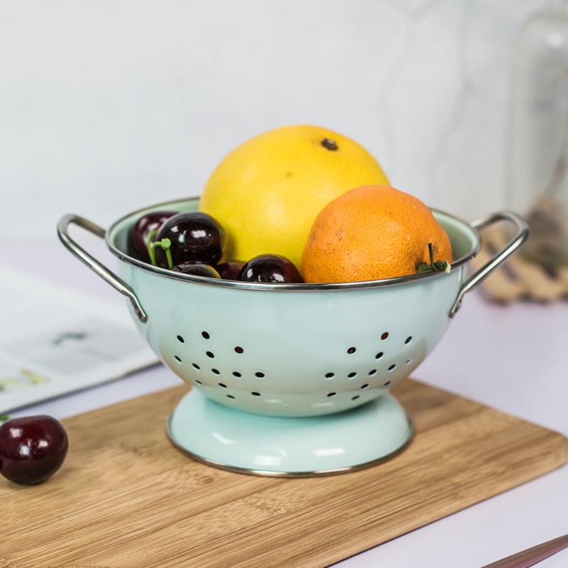 Dishes & Plates Home Kitchen Metal Fruit Bowl Tray For Tableware Draining Rack Holder Cooking Tools