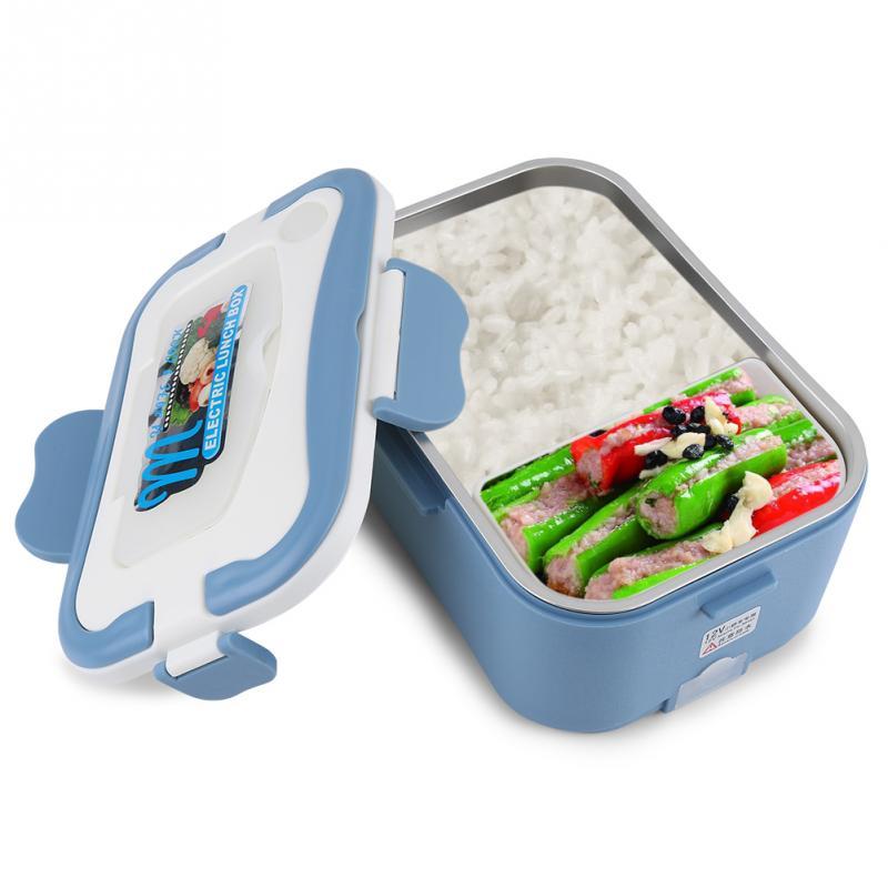Dinnerware Sets 1500ML Portable 12-24V Car Electric Heating Lunch Box Bento Rice Warmer Container For Travel School Office Home