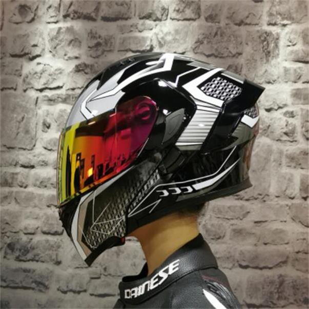 Motorcycle riding helmet, men and women outdoor four seasons windproof full face helmets