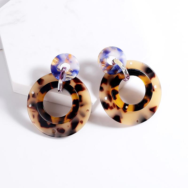 Dangle & Chandelier ILYF Trendy Jewelry Earrings For Women Leopard Tortoiseshell Brincos Elegant Jewellery Gifts Pendientes Drop Earring Ear