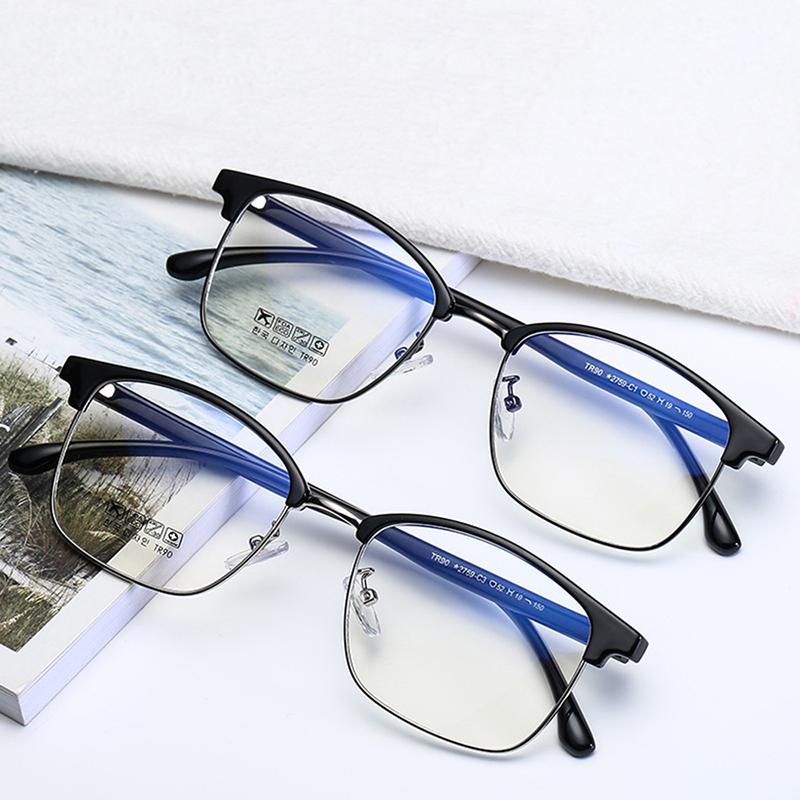 Fashion Sunglasses Frames 2021 Brand Designer Goggles Metal Retro Myopia Women Mens Computer Gaming Eyewear