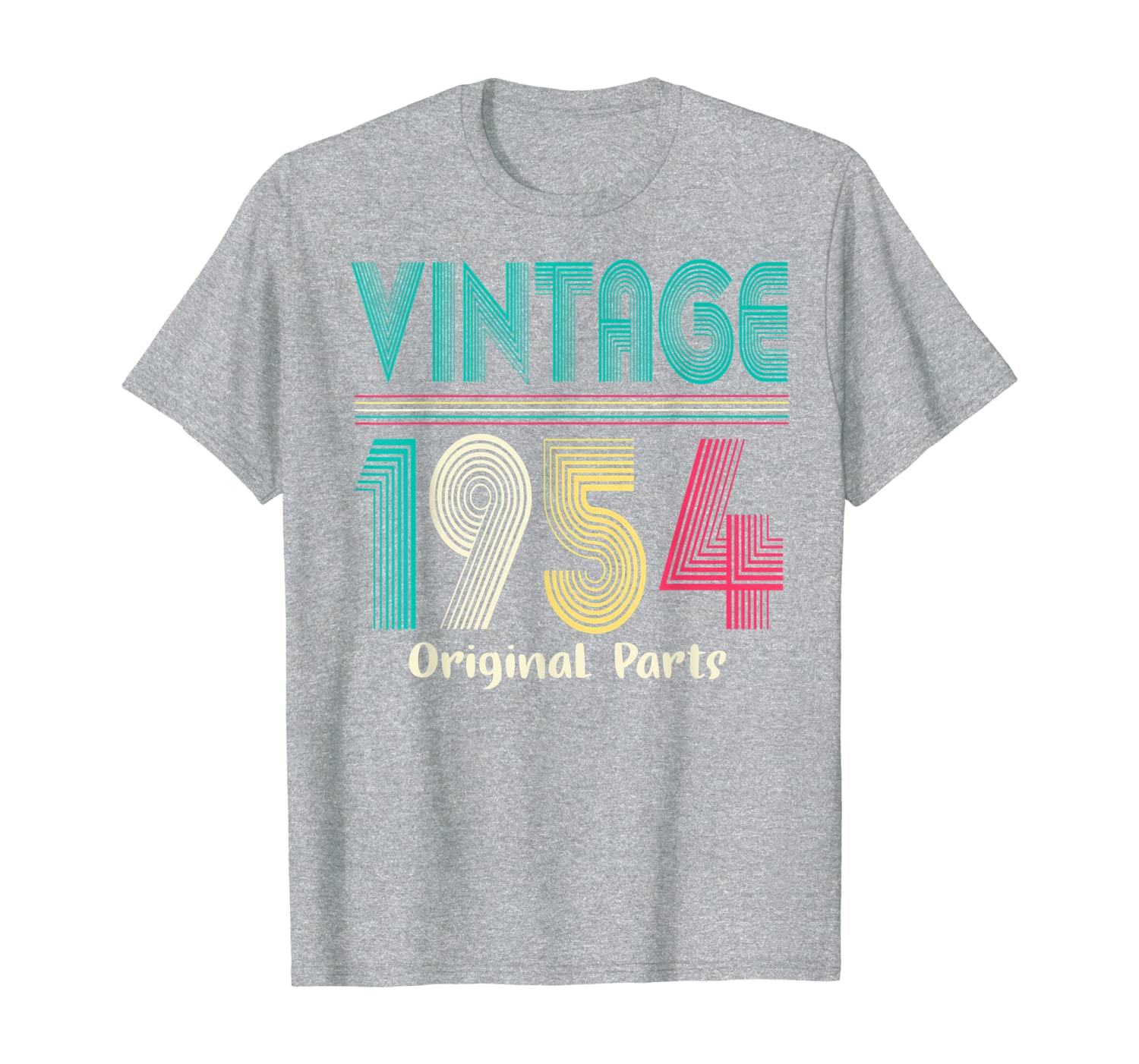 Vintage 1954 Original Parts 65th Gift Birthday T-Shirt