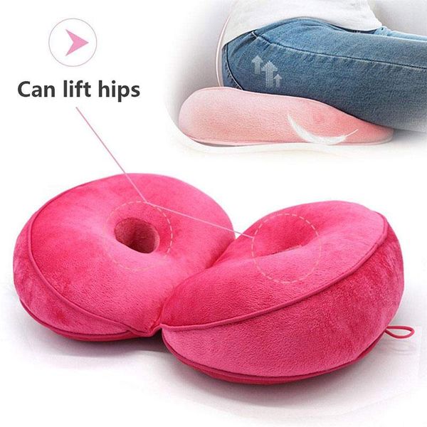 Cushion-Decorative Pillow Multifunctional Dual Comfort Seat Cushion Memory Foam Of Hip Lift Beautiful Orthopedic Comfy For Home