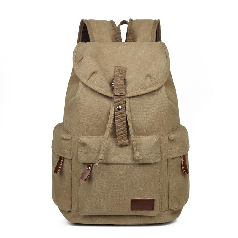 Backpack Canvas Men&#039;s Laptop 2021 British Style Leisure Business Travel Back Pack Male Youth School Bag Sports Backbag