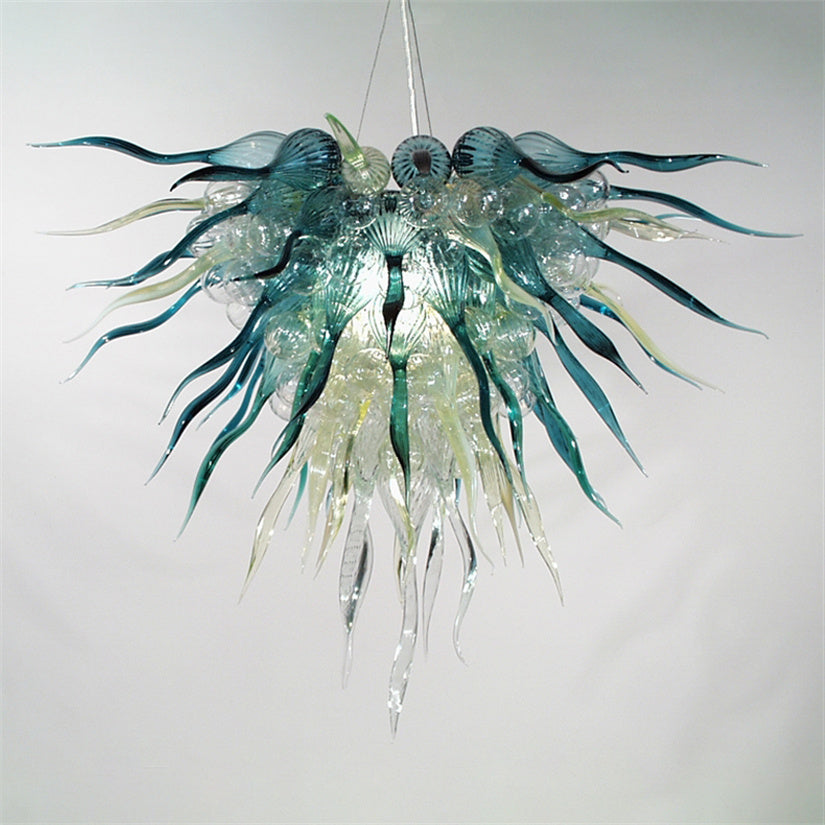 Contemporary Multi Colored Pendant Lamps Crystal Chandelier Lights for Living Designer Room Decor Kitchen Home Decoration Led Chandeliers 60*60cm Li