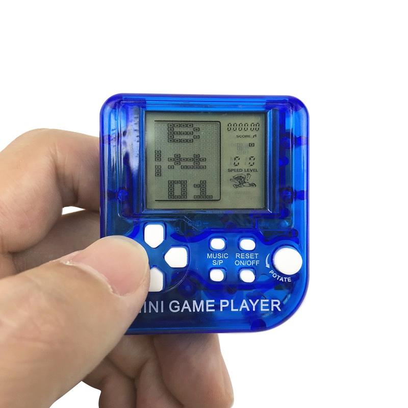 Portable Game Players Gift Retro Classic Childhood Tetris Handheld LCD Electronic Games Toys Console Riddle Educational