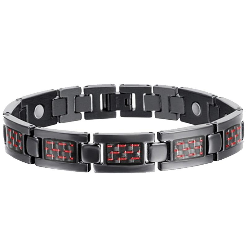 Link, Chain Health Therapy Gift Simple Men Bracelet Wristband Charm Accessories Valentines Day Fashion Magnetic Titanium For Arthritis