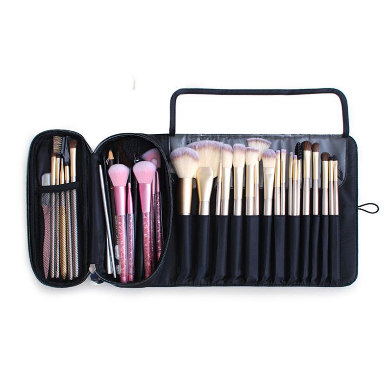 Cosmetic Bags & Cases Fashion Large Women Makeup Brush Bag Travel Toiletry Case Zipper Pouch Organizer Holder Dustproof For And Girls