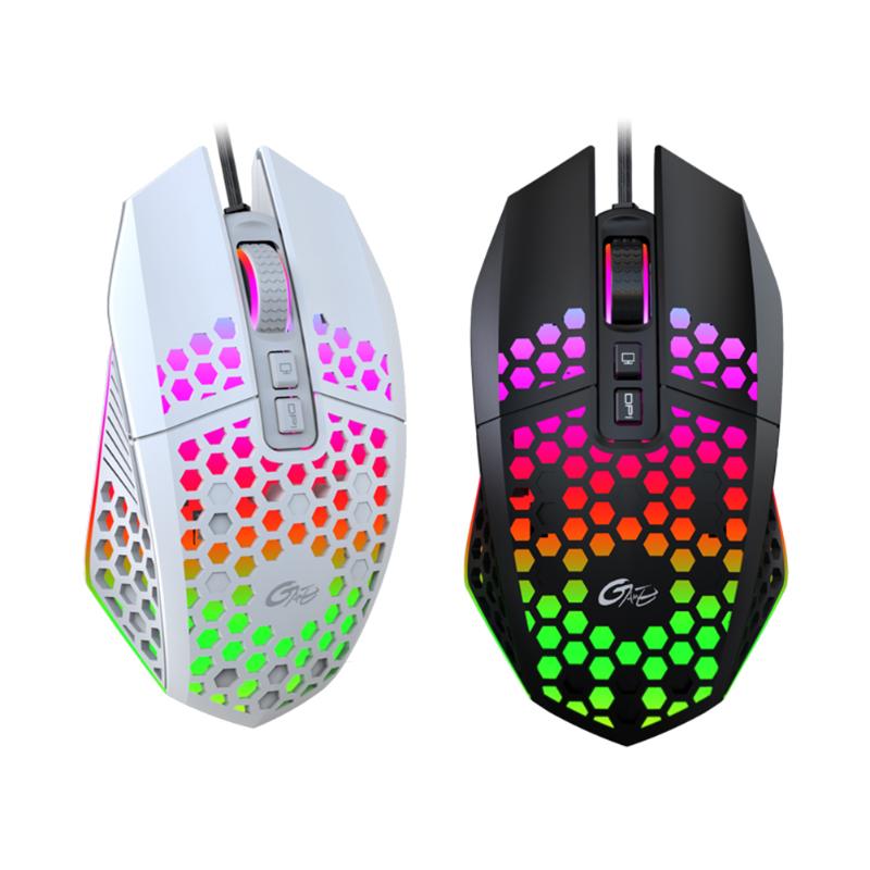 Mice X801 Honeycomb Hollow Ergonomically Designed Wireless Mouse Portable USB10m Transmission Professional RGB Gaming