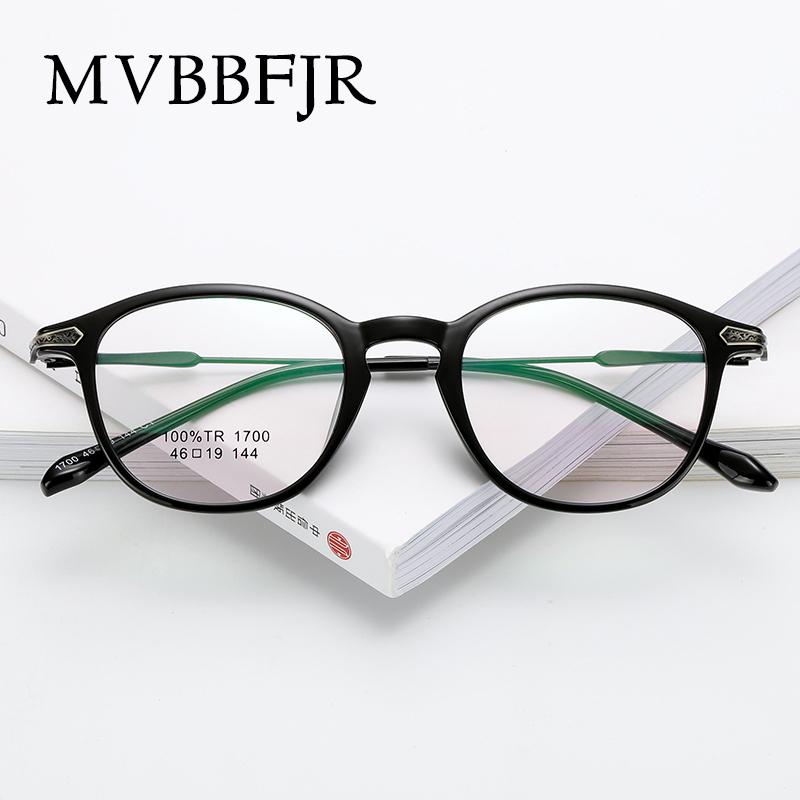 Fashion Sunglasses Frames MVBBFJR Men Women Anti Ray Eyewear Frame Goggle Vintage Retro Brand Designer TR90 Optical Glasses Gaming For Compu
