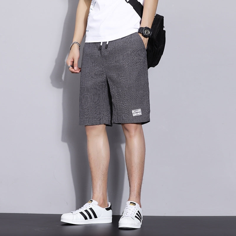 2021 summer new youth loose thin shorts men&#039;s fashion brand Capris sports beach pants