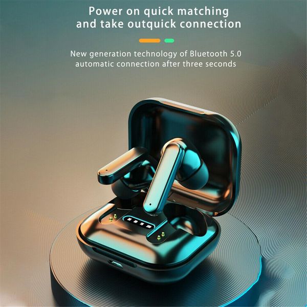 2021 New TWS W21 True Wireless Bluetooth 5.0 Headset 9D Sound Support Call TWS Earphones Waterproof Sport Headphone for Smartphones