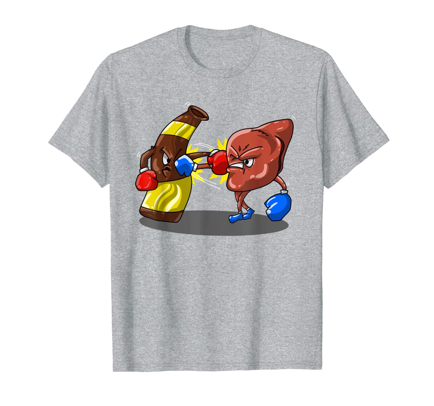 Funny Beer Liver Boxing | Cute Drinkers Father&#039;s Day Gift T-Shirt