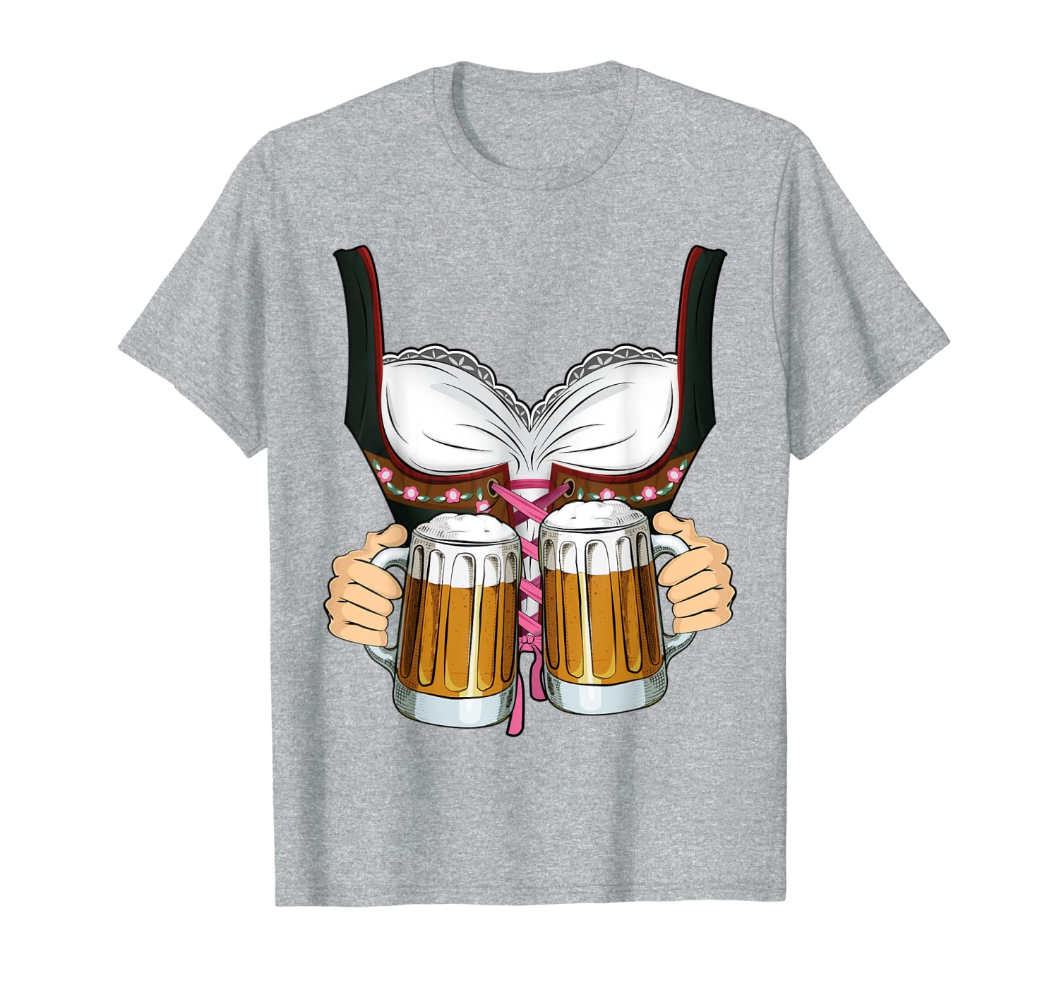 Dirndl Costume T Shirt Oktoberfest Fraulein Women Beer Mug T-Shirt