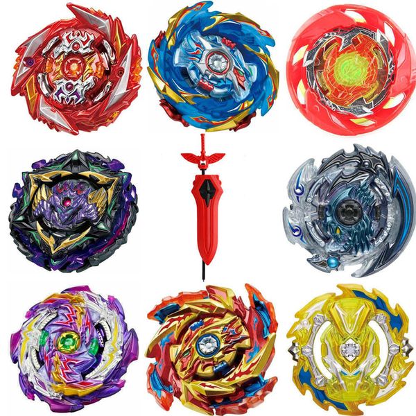 B-X TOUPIE BURST BEYBLADE Launchers Metal Fusion Toys Sale Bey Blade Achilles Bable Fafnir Phoenix Blayblade + 1Pcs Gift X0528