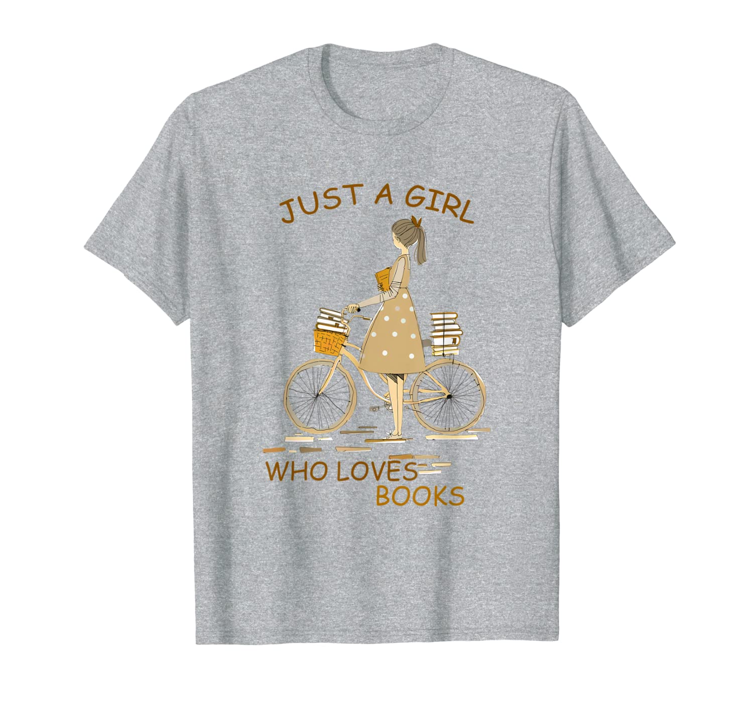 Just A Girl Who Loves Books TShirt For Lovely Girl