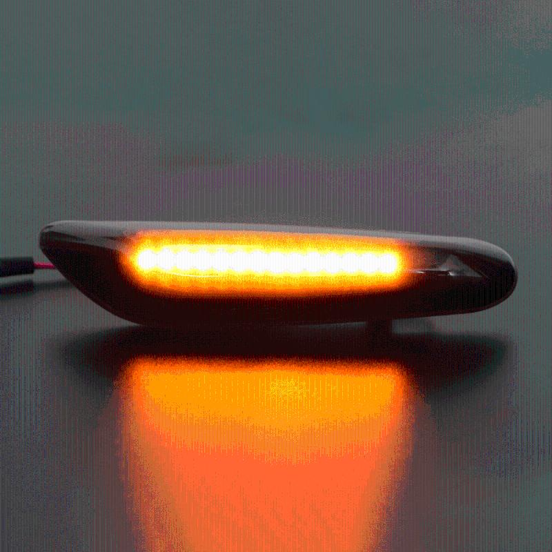 Emergency Lights 12V Car Flashing Side Marker LED Turn Signal Lamps Strobe Automobile Accessories For E46 E90 E91 E92 E93 E60 E87 E82