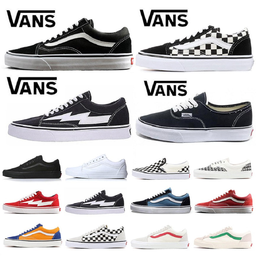 vans cheaper van mens running shoes old skool fear of god canvas platform sneakers slip on men women designer skateboarding casual outdoor sport tra