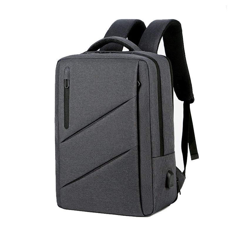 Backpack NANCY TINO Business Men 15.6-17in Laptop Pack Women Extended Large Capacity Leisure Travel USB Charging Waterproof