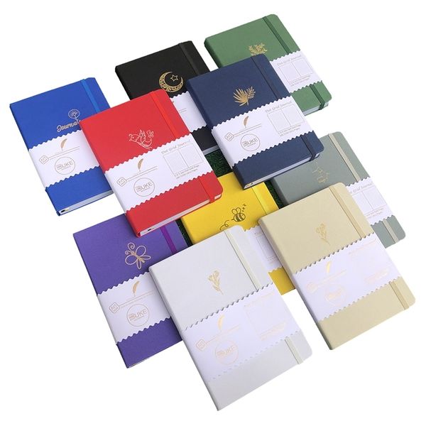 BUKE NOTEBOOK 180GSM Ultra Bamboo Paper Dot Grid Journal 160Pages 5*5mm, NO Bleed,Drawing Sketchbook for Ideas 210611