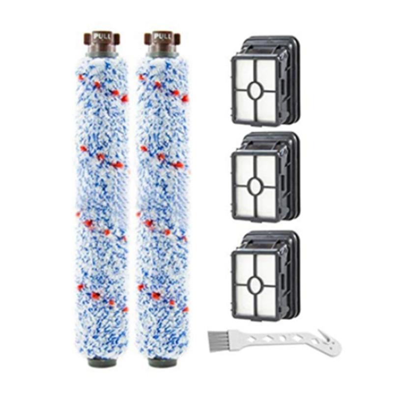 Vacuum Cleaners Promotion!2 Pack Multi Surface 1868 Brush Roll And 3 1866 Filter For Bissell Crosswave 1785 2306 Series