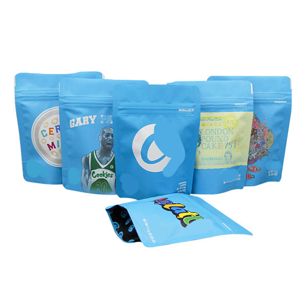 medicated ziplock cookie packaging bag smell proof plastic pouch runty mylar bags 3.5g