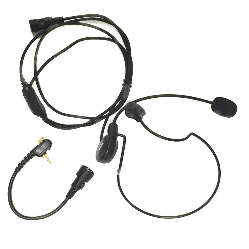 Walkie Talkie Headphones Pin Insertion For Motorola MTH800 MPT850 MTS850 MTH600 Radios