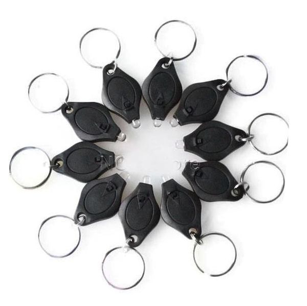 NEW Black ultraviolet rays mini Flashlights UV light Money Detector LED Keychain Lights multicolor small gift
