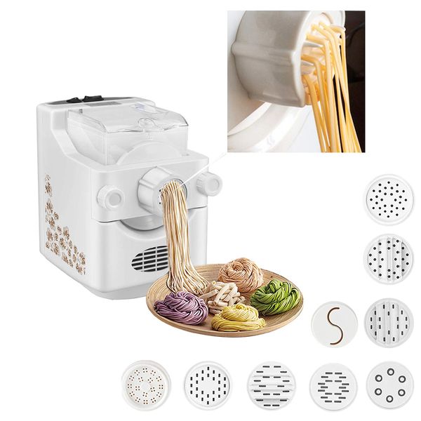 110V-220V Electric Pasta Ramen Noodle Maker Multifunction Dough Sheeter Small Vegetable Noodle Machine