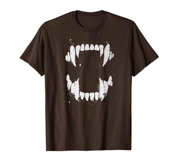 Funny Vicious Vampire Teeth Serial Killer Gift T-shirt