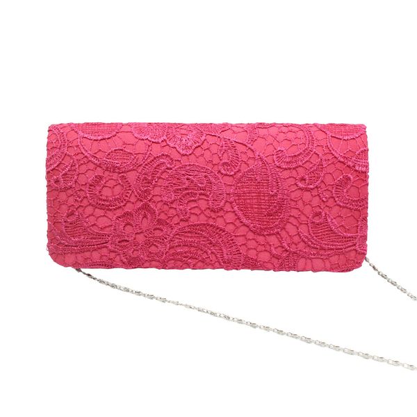 Evening Bag Exquisite Lace Dinner Lady&#039;s Hand Grab Gift Chain 608
