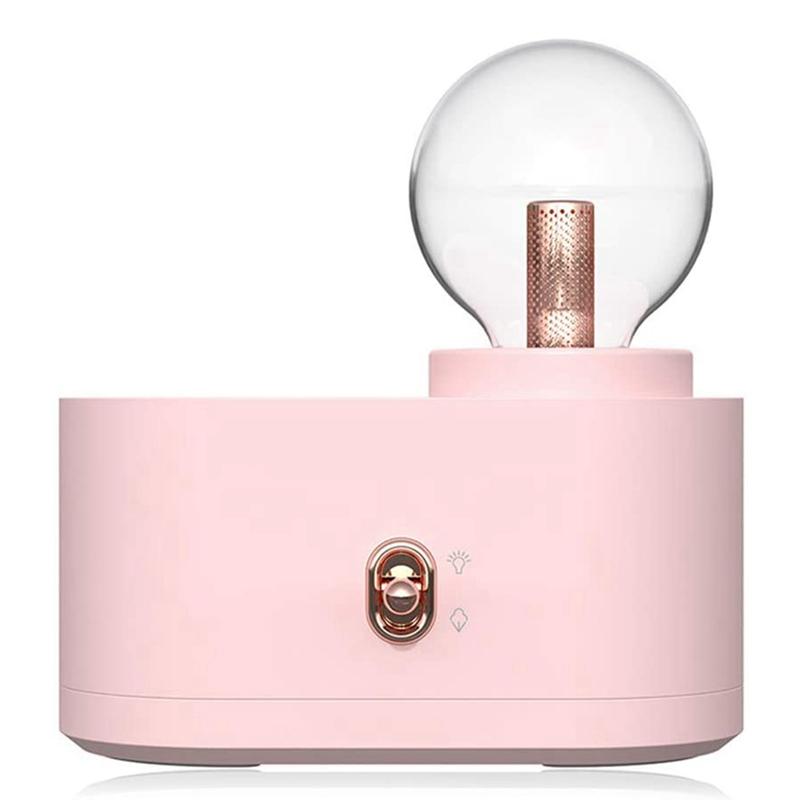 Humidifiers Chihiro Lamp Humidifier Household USB Wireless Bulb Smart Charging Portable Small Water Replenishment Meter