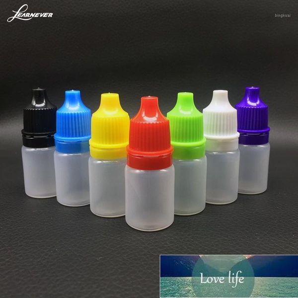 5-15-15ml 10PCS Eye Drops Bottle Small Drop Bottles Small Plastic Empty Storage Case Lid Color Random Pot1 Factory price expert design Quali