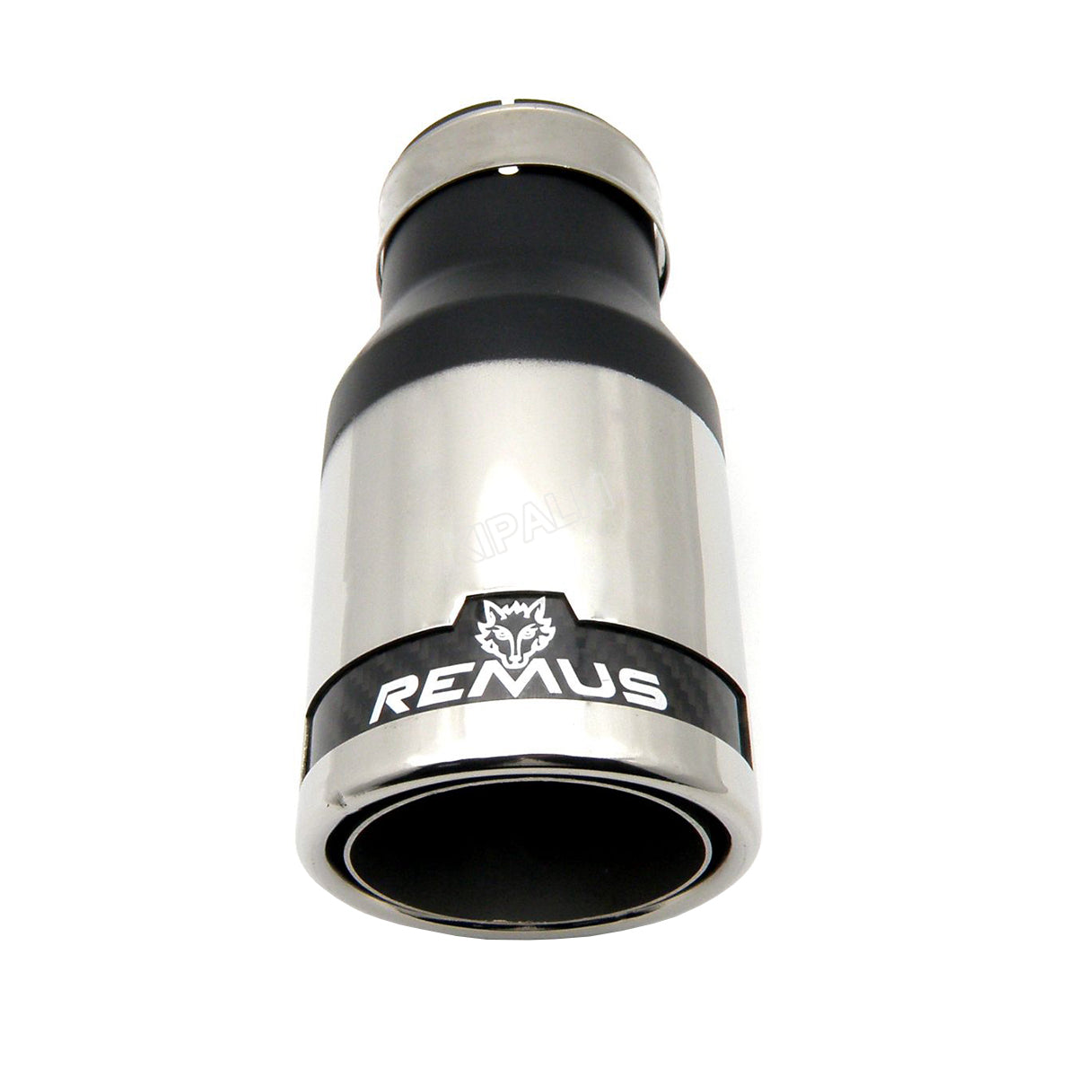 Car Universal Remus-logo Stainless Steel Exhaust muffler tip with Sliver Color End Pipe for BMW BENZ Audi VW Golf Parts
