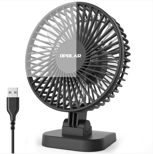 Home Decor USB Desk Fan Small but Mighty Quiet Portable for Desktop Office Table 40° Adjustment Better Cooling