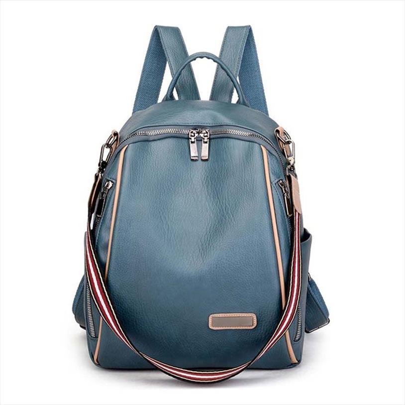 Women Pu Leather Backpack High Quality Youth Backpacks For Teenage Girls Female School Shoulder Bag Bagpack Sac A Dos