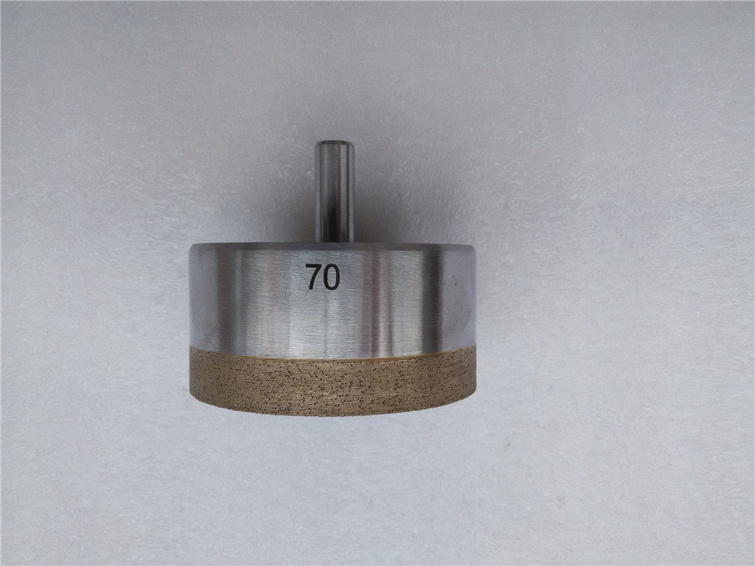RZZ 40-70mm Power Tool Core Drill Bit Sintered Diamond Sand Straight Shank for Glass Tile Stone